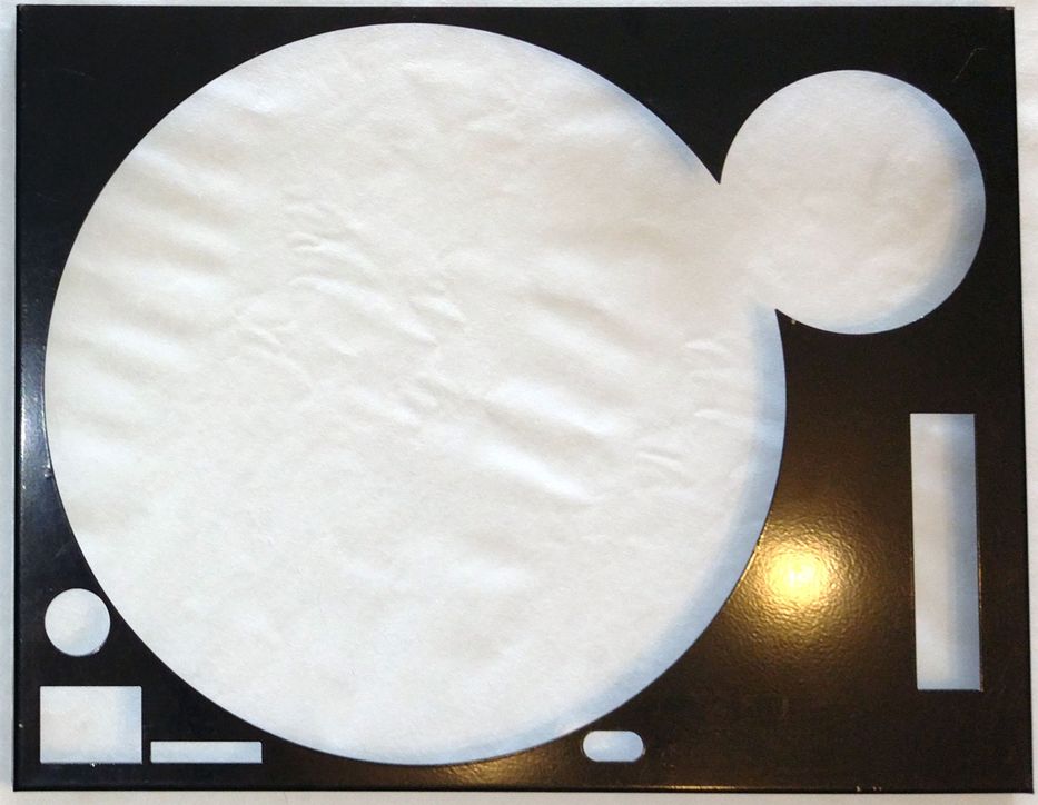 TORNAMESA CUBIERTA NEGRA